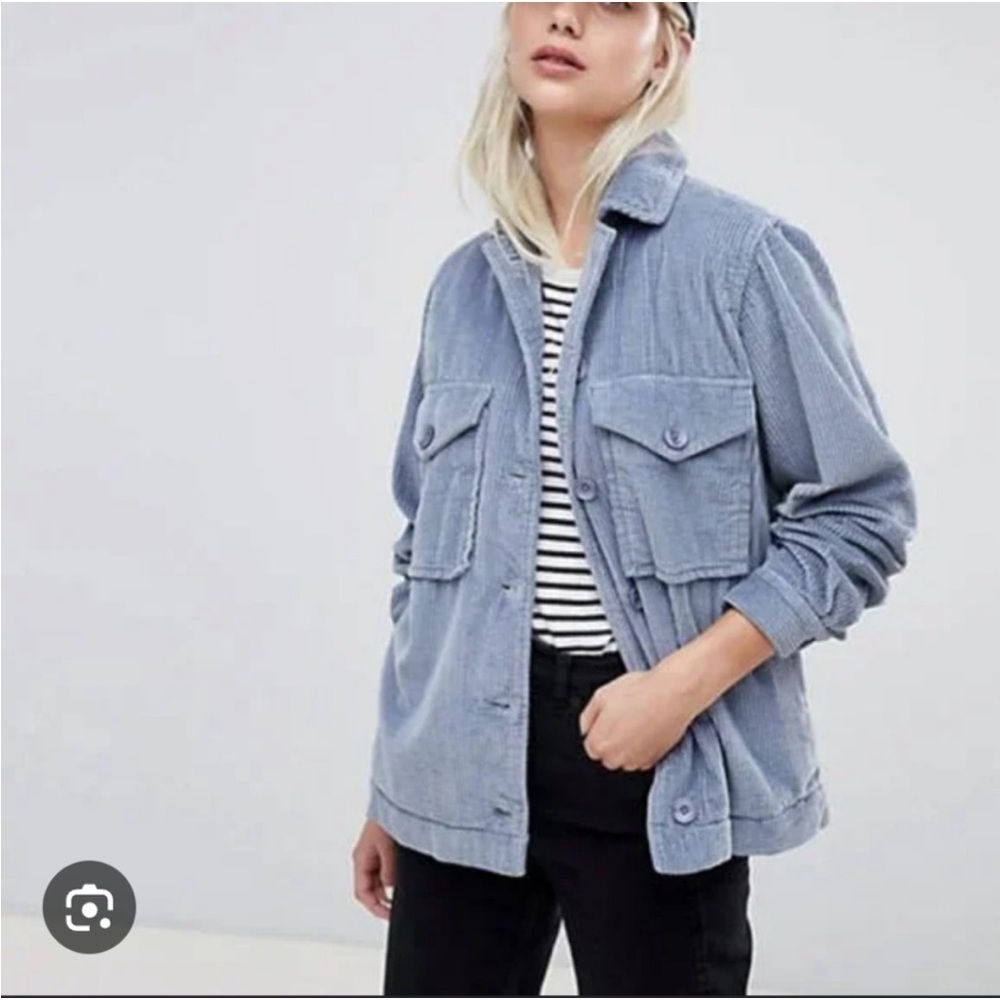 NWOT - Light Blue Utility Jacket